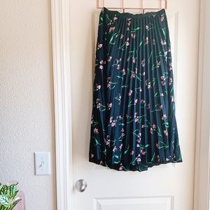 H&M Floral Midi Skirt
